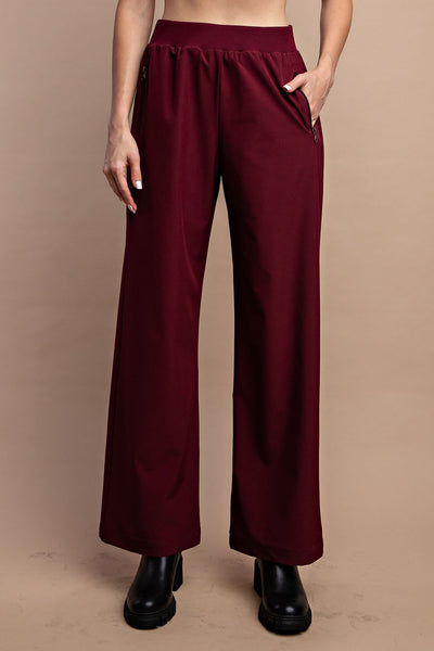 Windbreaker Woven Straight Pants