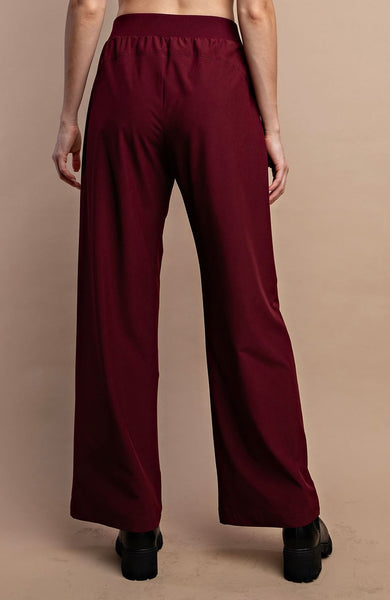 Windbreaker Woven Straight Pants