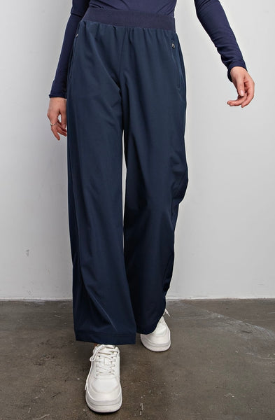 Windbreaker Woven Straight Pants