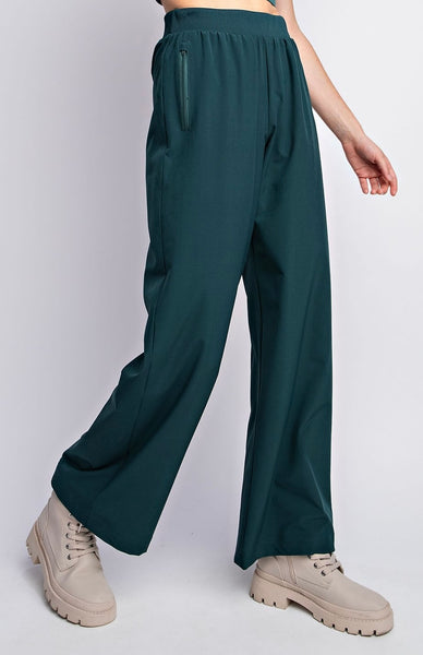 Windbreaker Woven Straight Pants