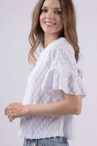 Textured Boxy Top