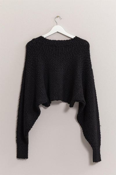 Popcorn Knit Sweater