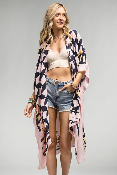 Retro Floral LightWeight Summer Kimono