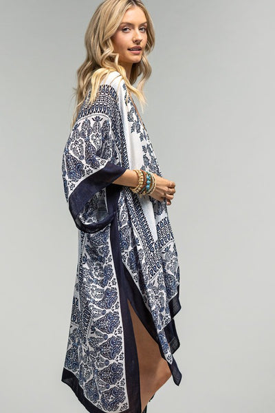 Paisley and Damask LightWeight Summer Kimono