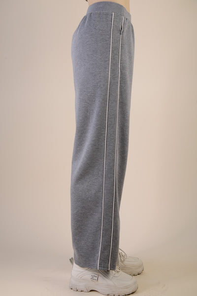 Soft Scuba Knit Comfy Casual Track Pants