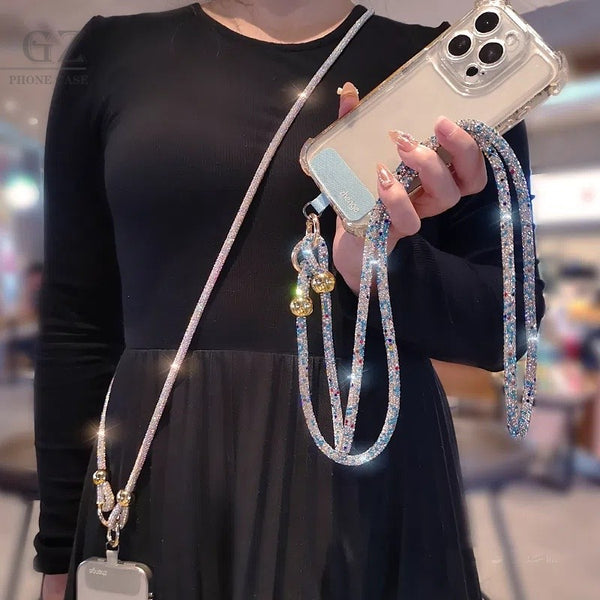 Rhinestone Phone Necklace
