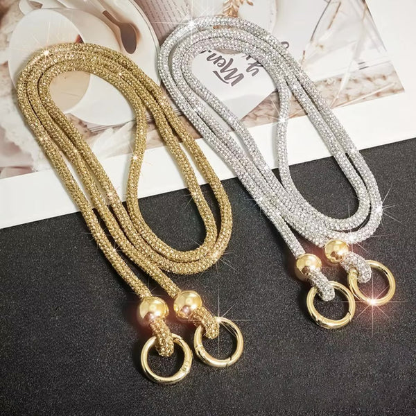 Rhinestone Phone Necklace