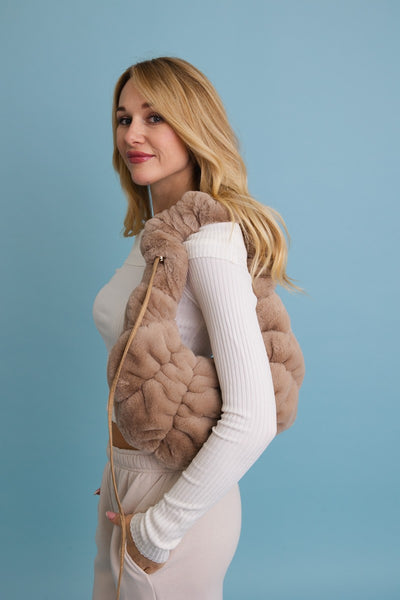 Soft Plush Cloud Crossbody - Cozy Cute Bag