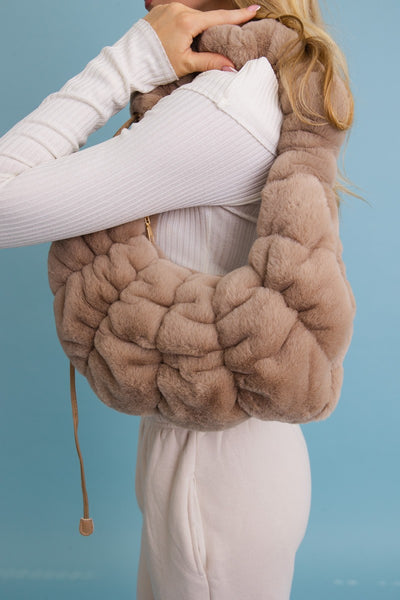 Soft Plush Cloud Crossbody - Cozy Cute Bag