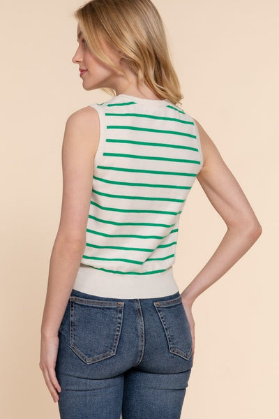 Lightweight Spring Knit Sleeveless Top