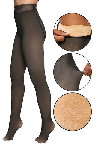 Fleece Lined Hosiery Winter Tights
