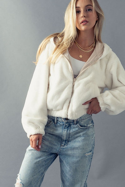 Faux Fur + WindBreaker Reversible Jacket