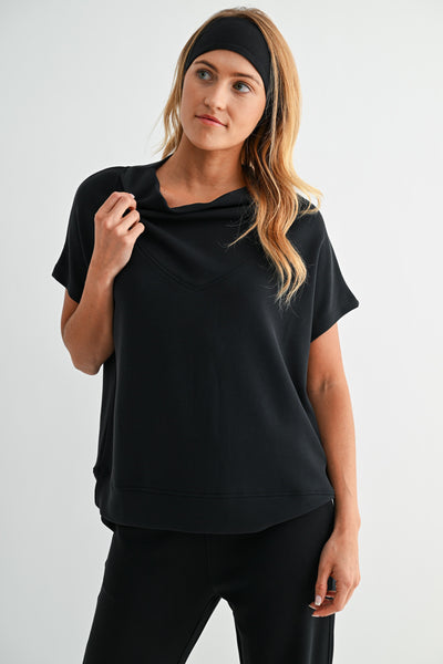 Luxe Cowl Flow Scuba Top