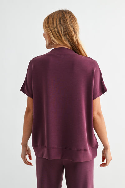Luxe Cowl Flow Scuba Top