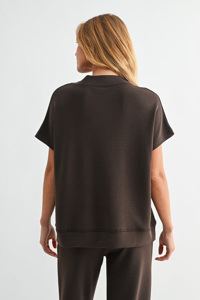 Luxe Cowl Flow Scuba Top