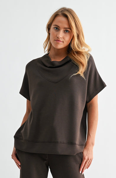 Luxe Cowl Flow Scuba Top