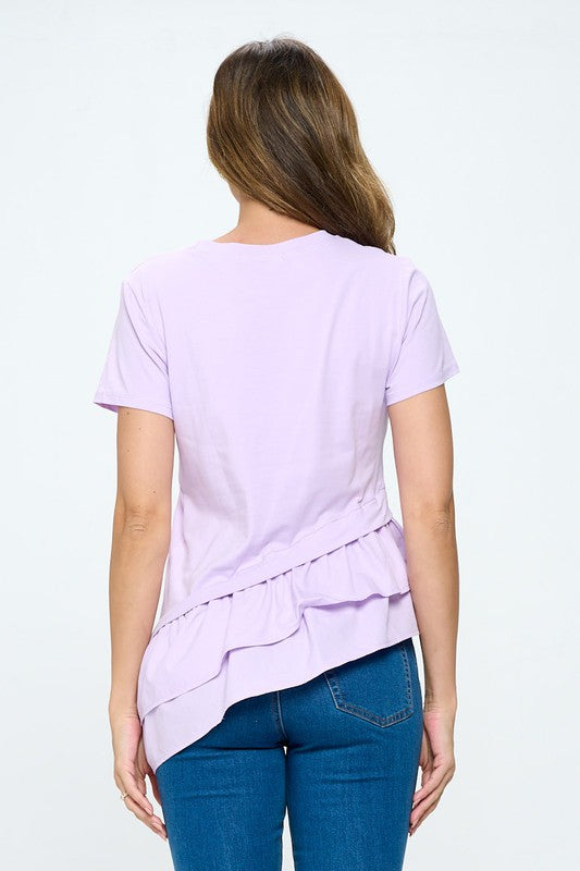 Ruffle bottom Top – MOX CLOTHING