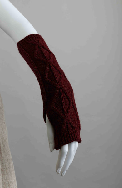 Soft Knitted Arm Warmer Gloves