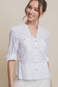 Linen Button-Down Shirt
