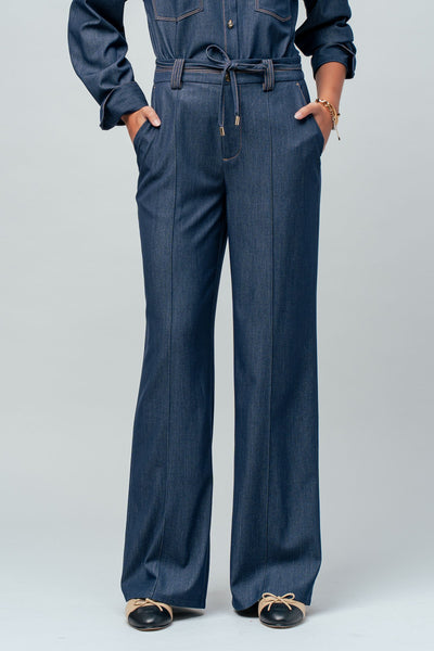 Super Soft Denim Drawstring Pants