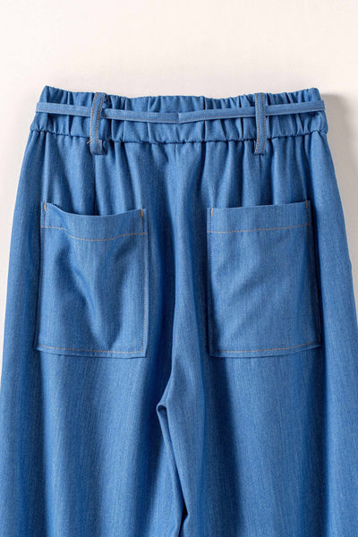 Super Soft Denim Drawstring Pants