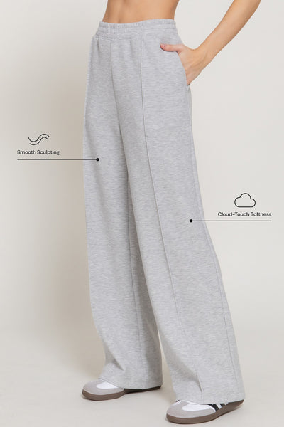 Soft Scuba Wideleg Pants