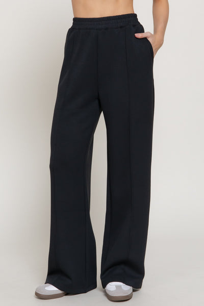 Soft Scuba Wideleg Pants