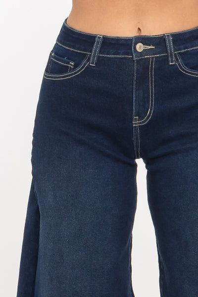 Stretch Denim Barrel Jeans