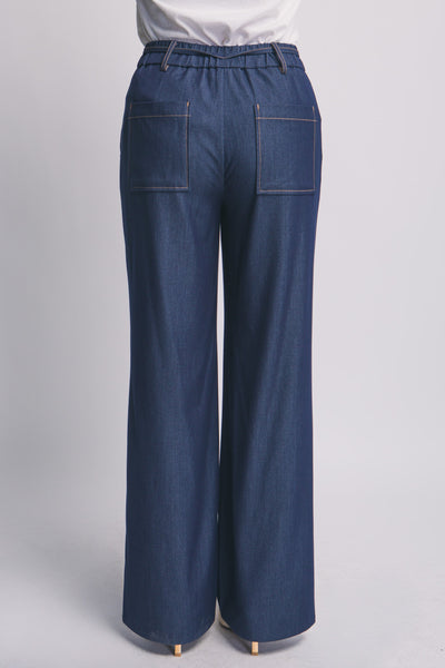 Super Soft Denim Drawstring Pants
