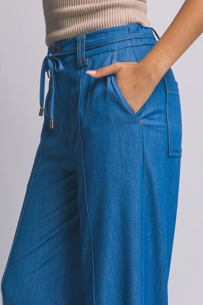 Super Soft Denim Drawstring Pants