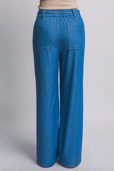 Super Soft Denim Drawstring Pants