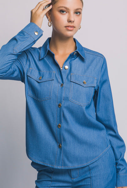 Super Soft & Stretch Denim Shirt