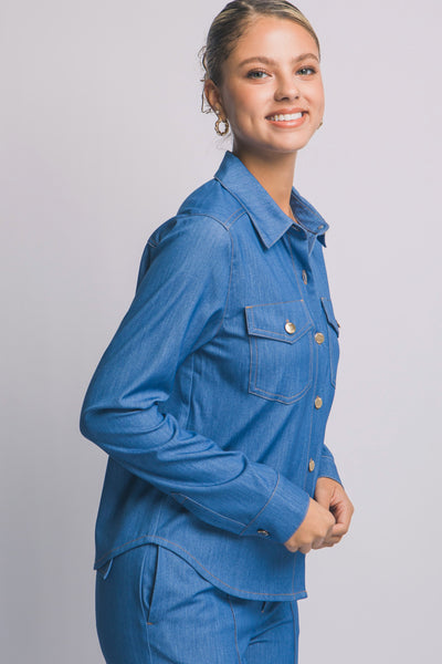 Super Soft & Stretch Denim Shirt