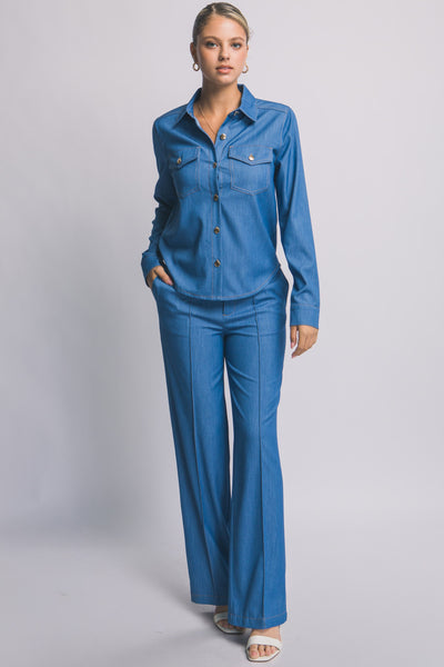 Super Soft & Stretch Denim Shirt
