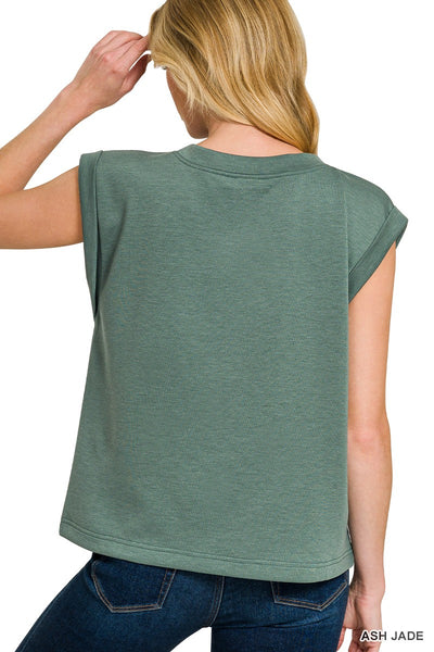 Super Soft Scuba Sleeveless Top