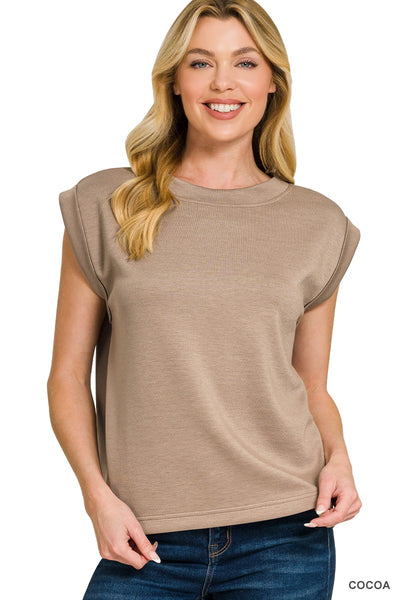 Super Soft Scuba Sleeveless Top
