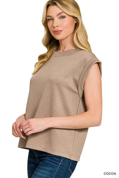Super Soft Scuba Sleeveless Top