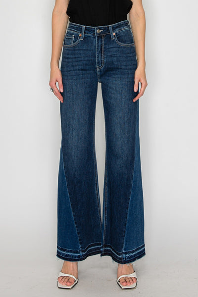Stretch Mid Rise Flare Jeans