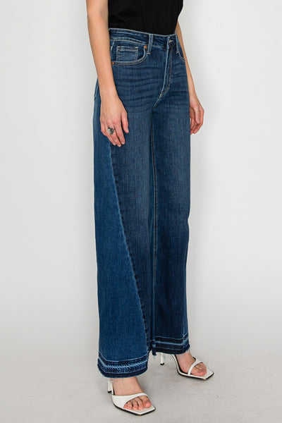 Stretch Mid Rise Flare Jeans