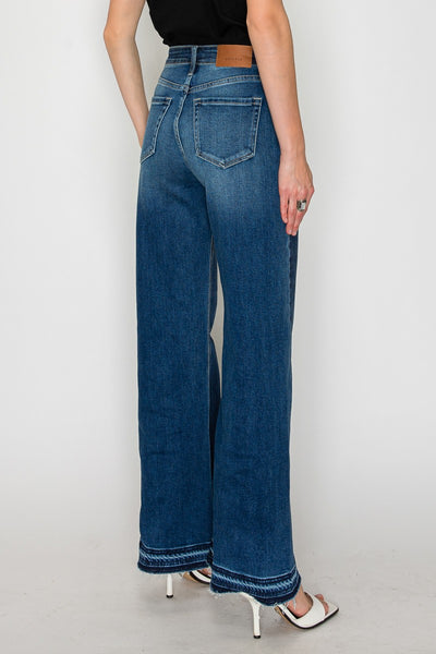 Stretch Mid Rise Flare Jeans