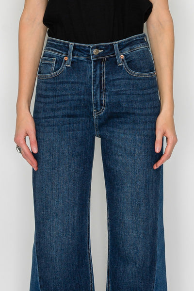 Stretch Mid Rise Flare Jeans