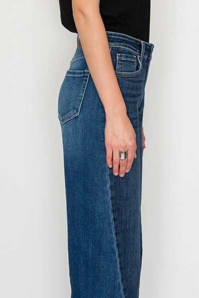 Stretch Mid Rise Flare Jeans