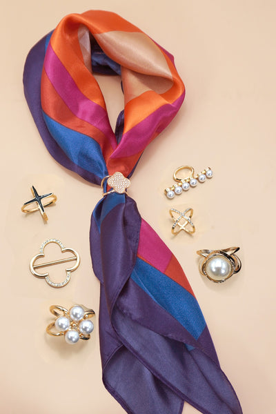 Scarf Charms - scarf Holder Slider Ring