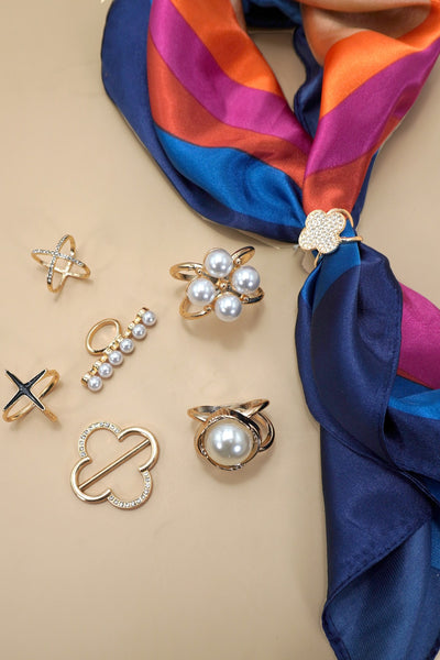 Scarf Charms - scarf Holder Slider Ring