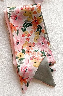 Soft Silky Skinny Twilly Scarf Necklace Wrap