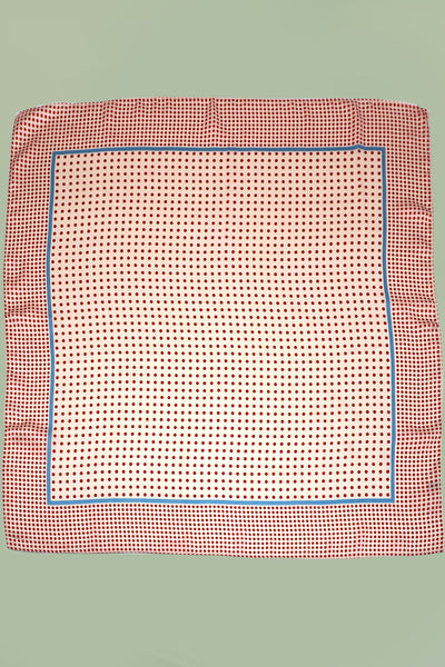 Large Polka Dot Print Bandana Scarf