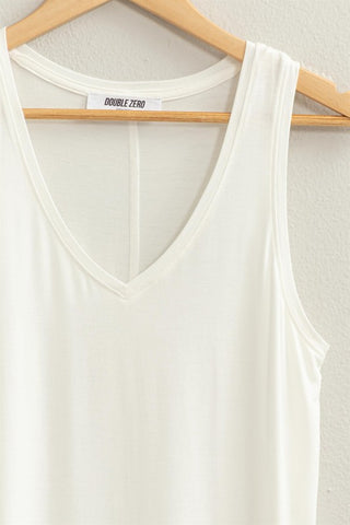 Super Soft V Neck Tank Top