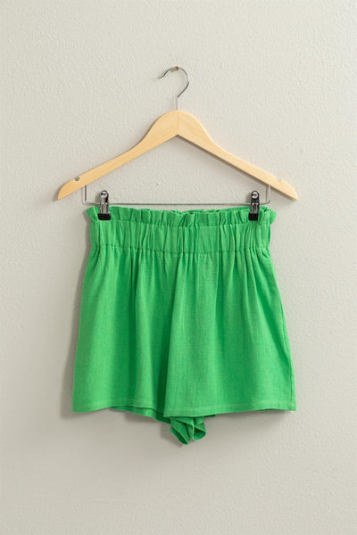 Linen Paperbag Shorts