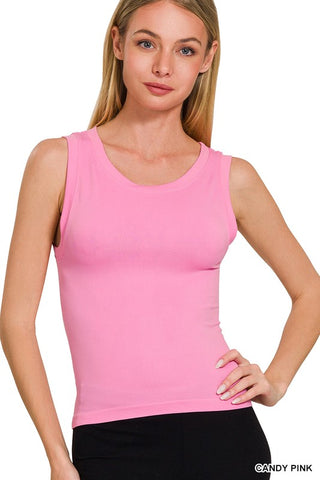 Seamless Round Neck Tank Top