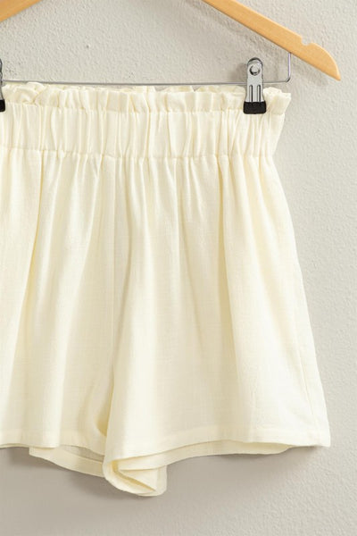 Linen Paperbag Shorts